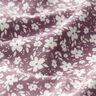 Katoenjersey Bloemen tweekleurig – donker oudroze,  thumbnail number 2