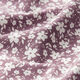 Katoenjersey Bloemen tweekleurig  – donker oudroze,  thumbnail number 2