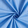 Katoenen stof Cretonne fijne stippen – blauw,  thumbnail number 3