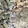 Viscose-linnen-mix Monstera digitale print – nevelgrijs/licht kaki,  thumbnail number 5