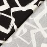 Viscosejersey verspreide diamanten – zwart/ivoor,  thumbnail number 4