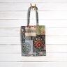 Decostof Gobelin Jeanspatchwork – lichtbeige/jeansblauw,  thumbnail number 8