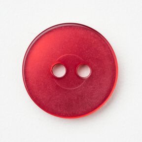 2-gats knoop glanzend [Ø 15 mm] – chili, 