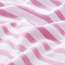 Piqué jersey strepen – wit/pink,  thumbnail number 2
