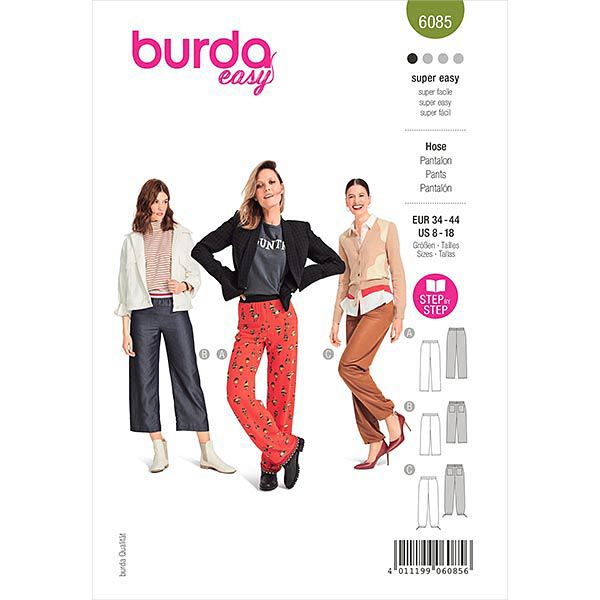 Broek, Burda 6085 | 34-44, image number 1