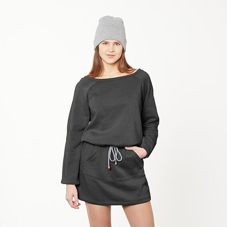 Sweatshirt geruwd – zwart,  image number 7