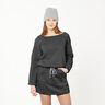 Sweatshirt geruwd – zwart,  thumbnail number 7