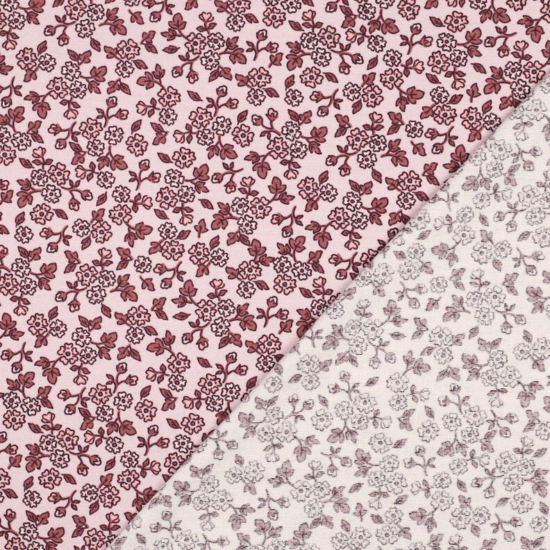 Katoenflanel Bloemetjes | Poppy Fabrics – roos/kaasjeskruid, image number 4