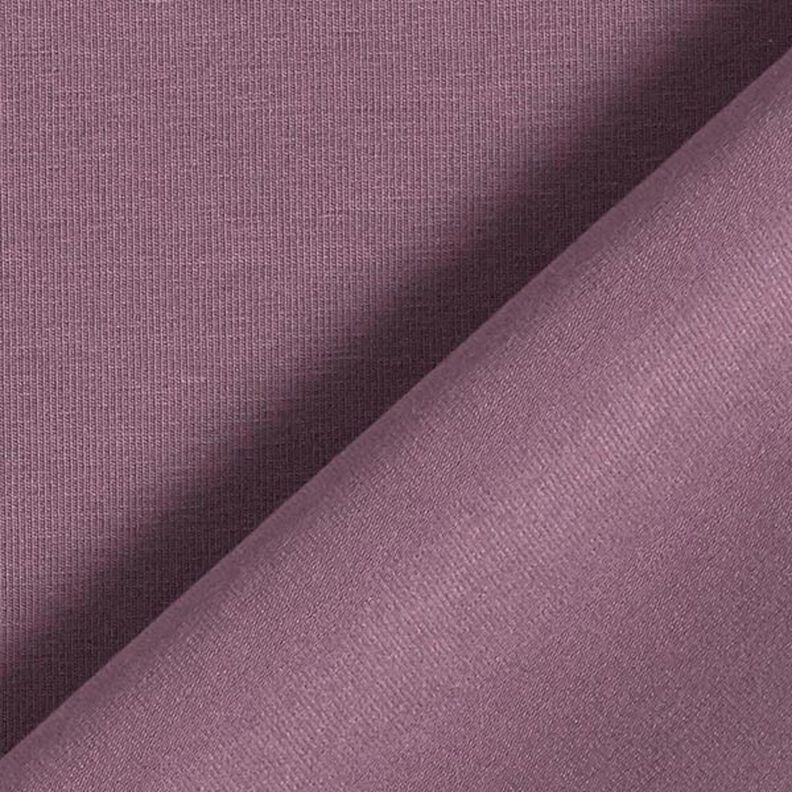 Katoenjersey medium effen – aubergine,  image number 5