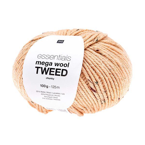 Essentials Mega Wool Tweed Chunky| Rico Design – perzik,  image number 1