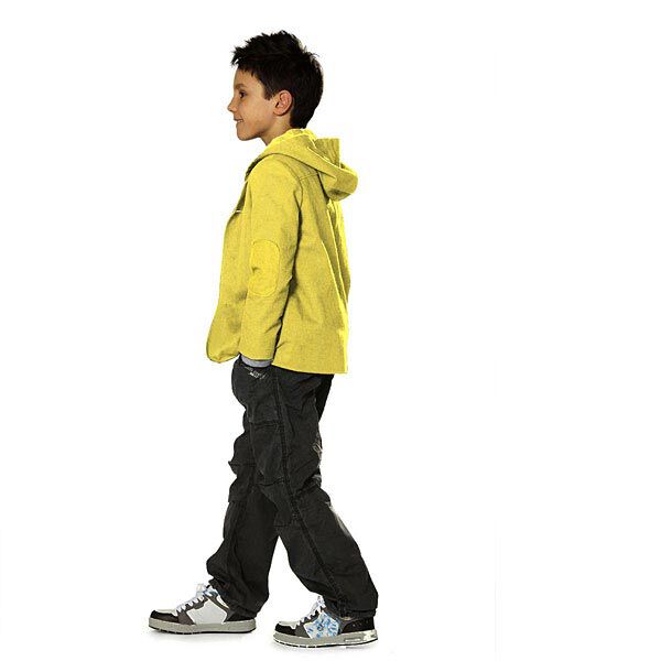 Sweatshirt geruwd – geel, image number 4