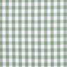 Katoenen stof Vichy ruit 1 cm – salie/wit,  thumbnail number 1