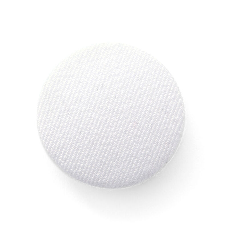 Beklede knoop, Bi-Stretch Gabardine – wit,  image number 1