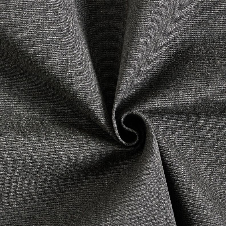 Outdoorstof Canvas Effen Mix – donkergrijs,  image number 2