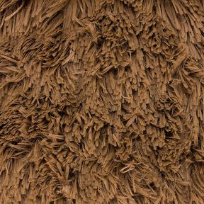 Harige pluche SHAGGY [1 M x 0,75 M | Pool: 30 mm] - bruin | Kullaloo, 
