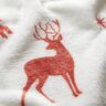 Gezellige fleece Herten in de sneeuw – ivoor/koper,  thumbnail number 2