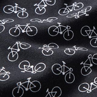 Katoenjersey Fietsen – zwart/wit | Stofrestant 50cm, 