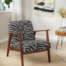 Bekledingsstof Jacquard Zebra – zwart/grijs,  thumbnail number 7