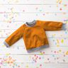 Lichte French Terry effen – oranje,  thumbnail number 7