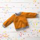 Lichte French Terry effen – oranje,  thumbnail number 7