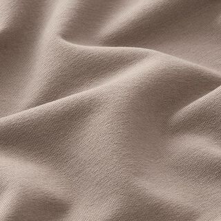 Licht katoenen sweatstof effen – taupe, 