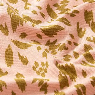 Tencel™ modal jersey dierenprint | by Poppy – roze/geelbruin, 