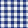 Katoenen stof Vichy ruit 1,7 cm – koningsblauw/wit,  thumbnail number 1
