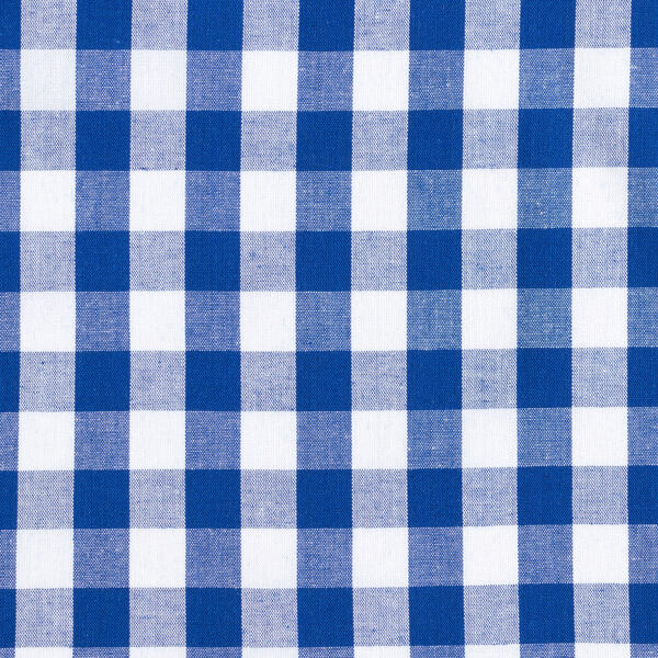 Katoenen stof Vichy - 1,7 cm – koningsblauw, image number 1