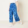 Viscose crêpe golven – marineblauw/koningsblauw,  thumbnail number 5