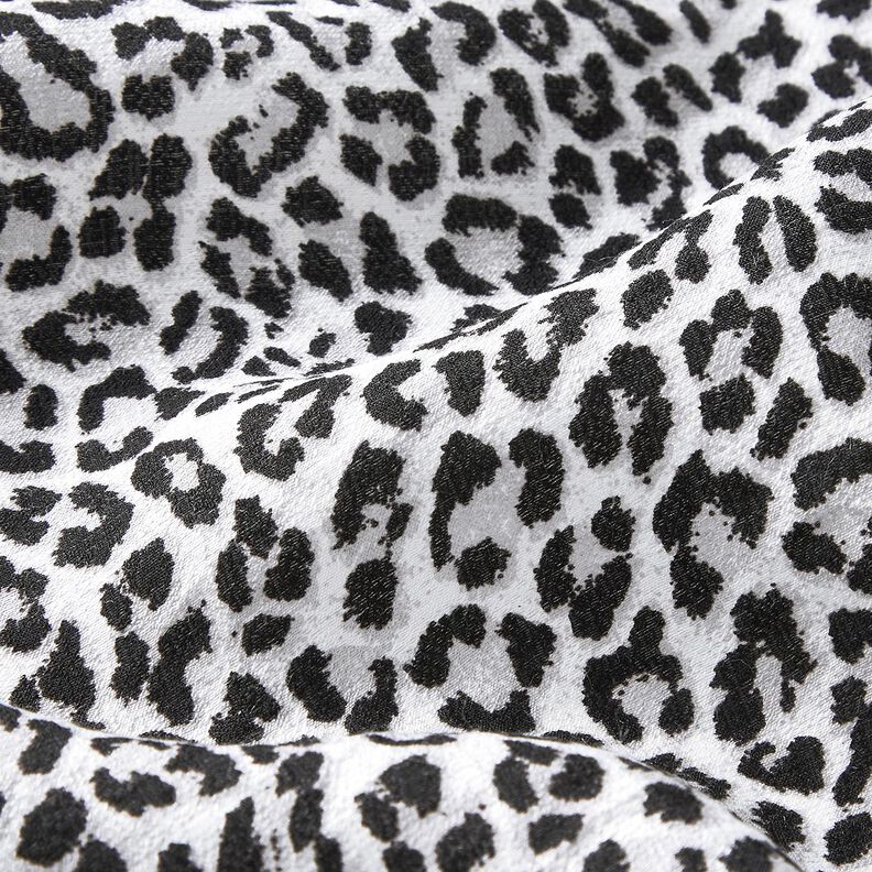 Viscosemix luipaardprint – grijs,  image number 2