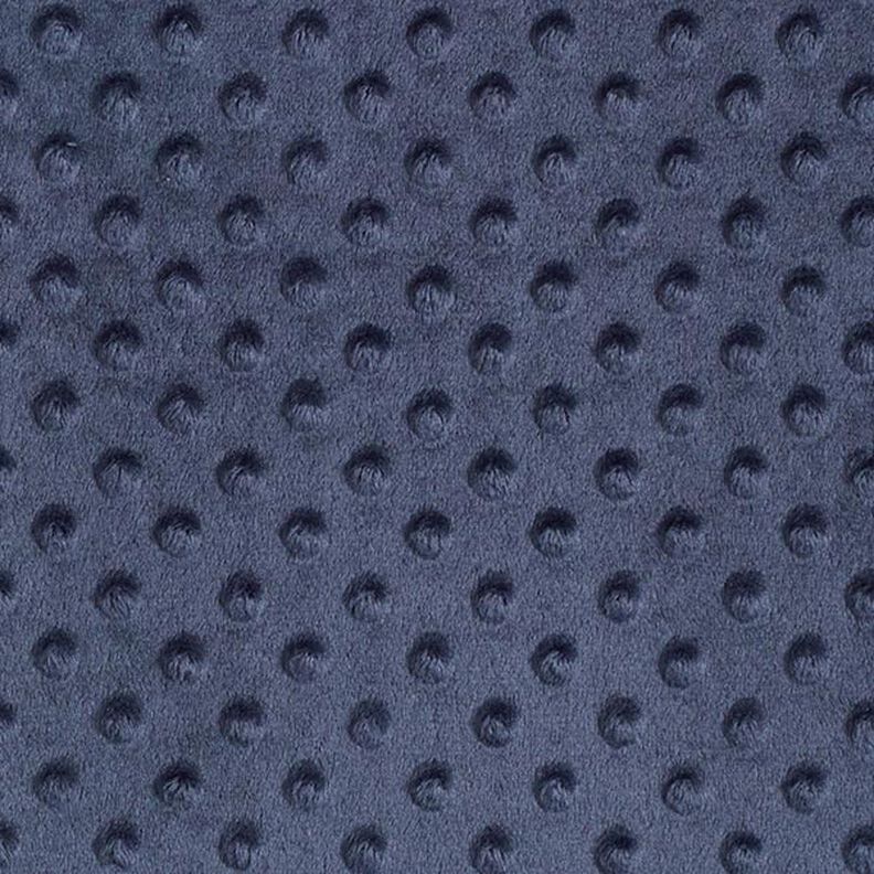 Gezellige fleece reliëfpunten – marineblauw,  image number 1