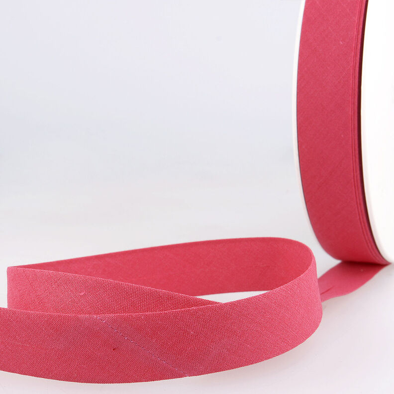 Biasband Polycotton [20 mm] – intens roze,  image number 1