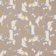 Decostof Canvas speelse honden – greige/currygeel,  thumbnail number 1