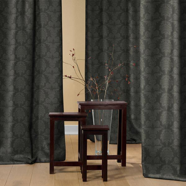 Decostof Jacquard Damasco 280 cm – zwart, image number 3