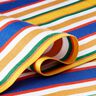 Outdoor Ligstoel stof Lengtestrepen 44 cm – karamel/blauw,  thumbnail number 3