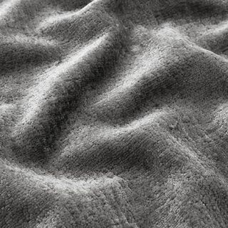 Bekledingsstof glanzende chenille – grijs, 
