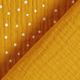 Mousseline/dubbel gehaakte stoffen Stippen – currygeel/wit,  thumbnail number 4