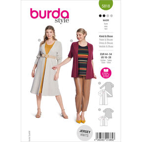 Plus-Size Jurk / Blouse 5818 | Burda | 44-54, 