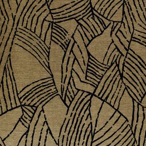 Romaniet jersey Abstracte bladeren – donkerolijf/zwart, 