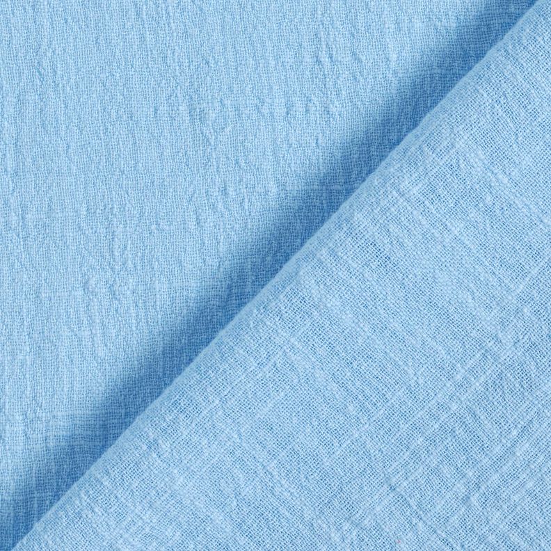 Katoenen stof linnenlook – lichtblauw,  image number 3