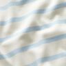 Katoenjersey dwarsstrepen – wit/lichtblauw,  thumbnail number 2