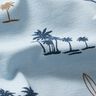 Katoenjersey Hawaii-gevoel – zilverblauw,  thumbnail number 2
