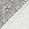 Viscose-linnen-mix Gebladerte – ecru/zwart,  thumbnail number 4