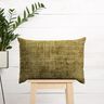 Bekledingsstof Chenille Effen – olijf,  thumbnail number 6