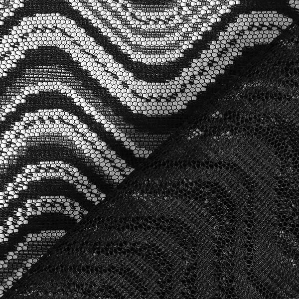 Kant golfpatroon – zwart, image number 4