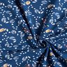 Katoenjersey Zwaluwen over de weide – indigo,  thumbnail number 3