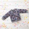 Sweatshirt geruwd  Bloemenweide Digitaal printen &ndash; marineblauw,  thumbnail number 5