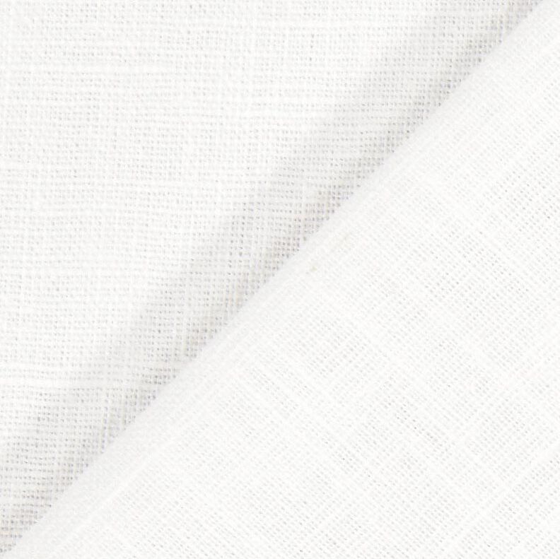Linnen stof Ramee mix medium – wit,  image number 4