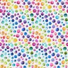 Katoenpopeline Regenboog stippen Digitaal printen – wit/kleurenmix,  thumbnail number 1
