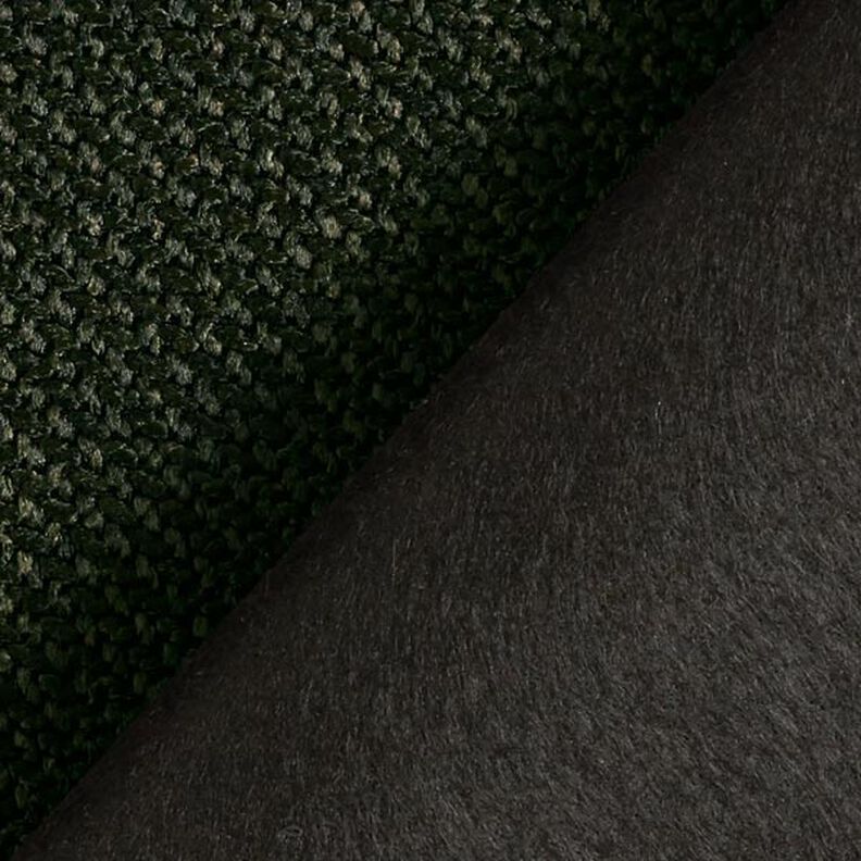 Bekledingsstof Grove keperbinding Bjorn – donkergroen, image number 4